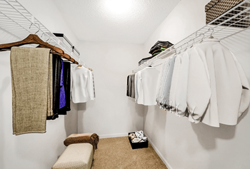 Spacious closets